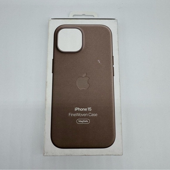 Apple Taupe FineWoven iPhone Case - Picture 2 of 3